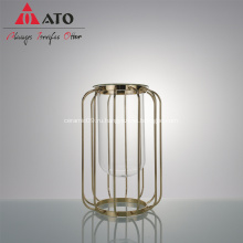 Ato Iron Glass Vase Glass для гостиной